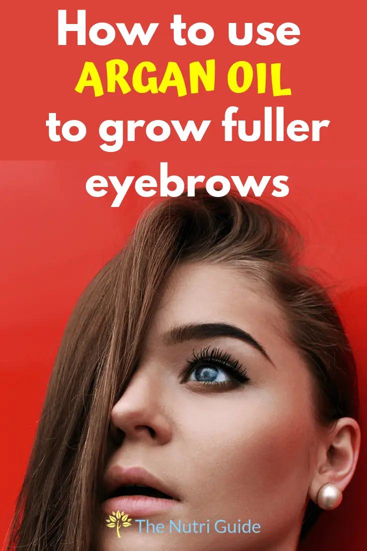 argan oil for eyebrows