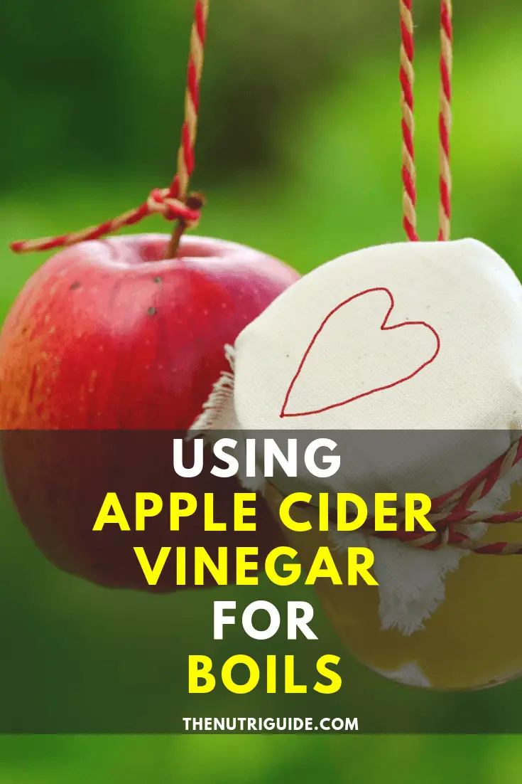 apple cider vinegar for boils