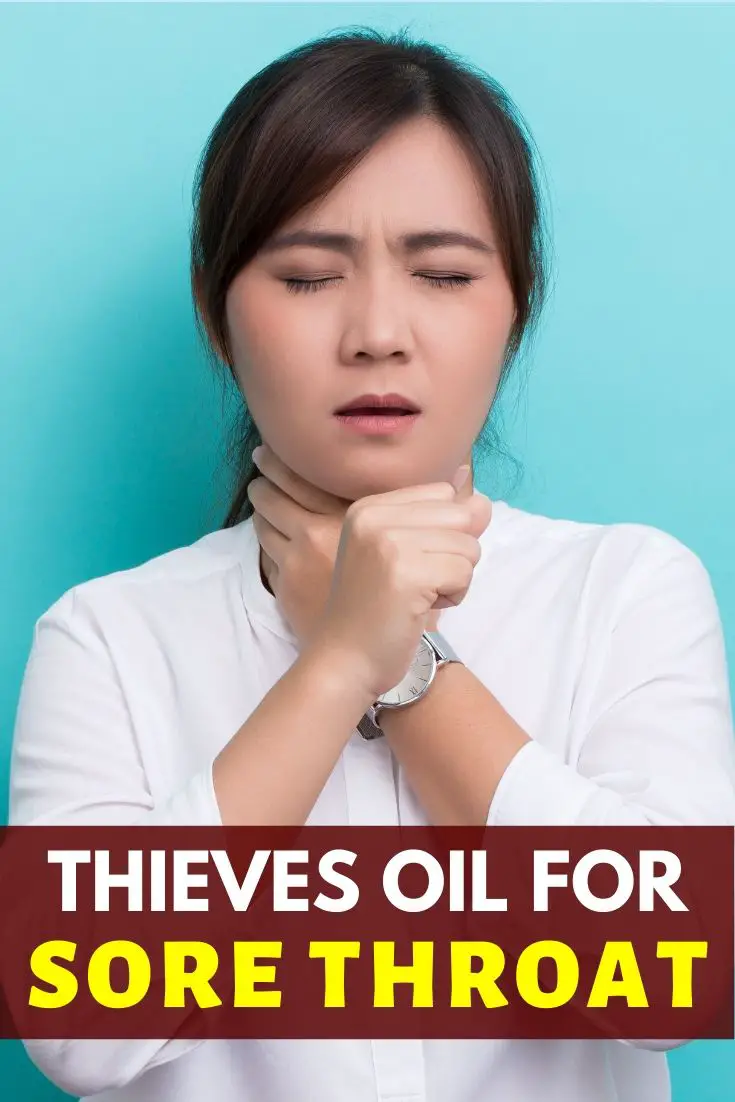 Thieves oil for sore throat
