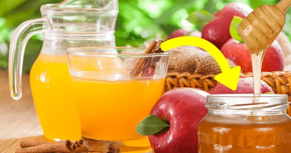 apple cider vinegar and honey